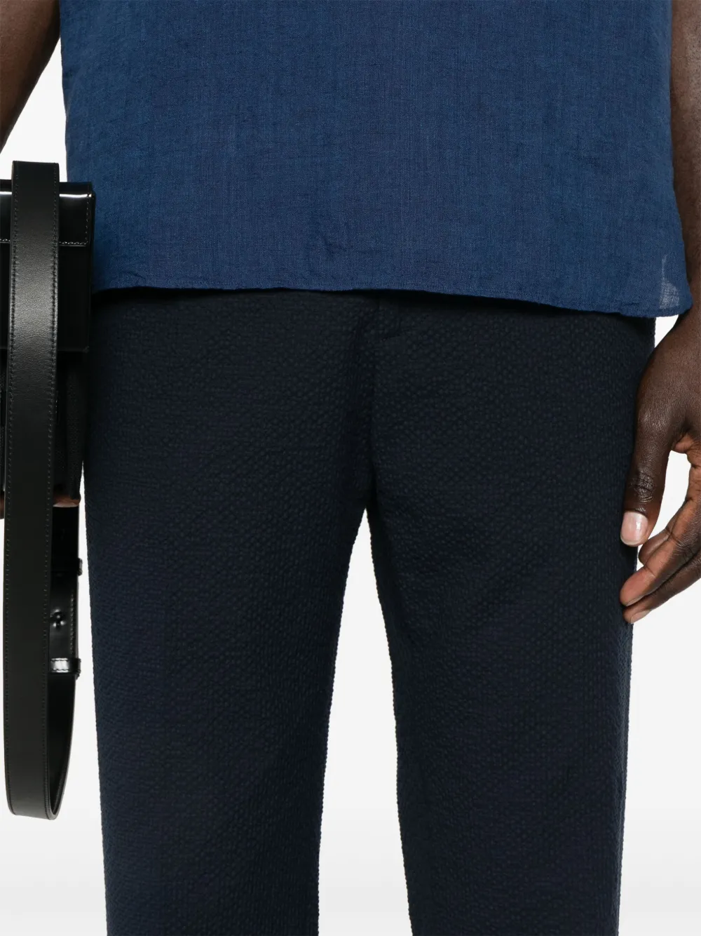 Tagliatore Broek met geplooid detail Blauw