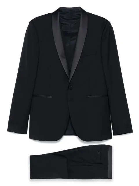 Tagliatore shawl-collar dinner suit