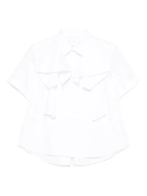 sacai ruffle-detail shirt