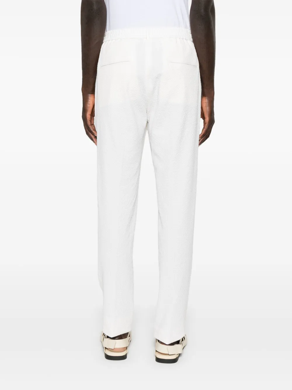 Shop Tagliatore Pleat-detailed Trousers