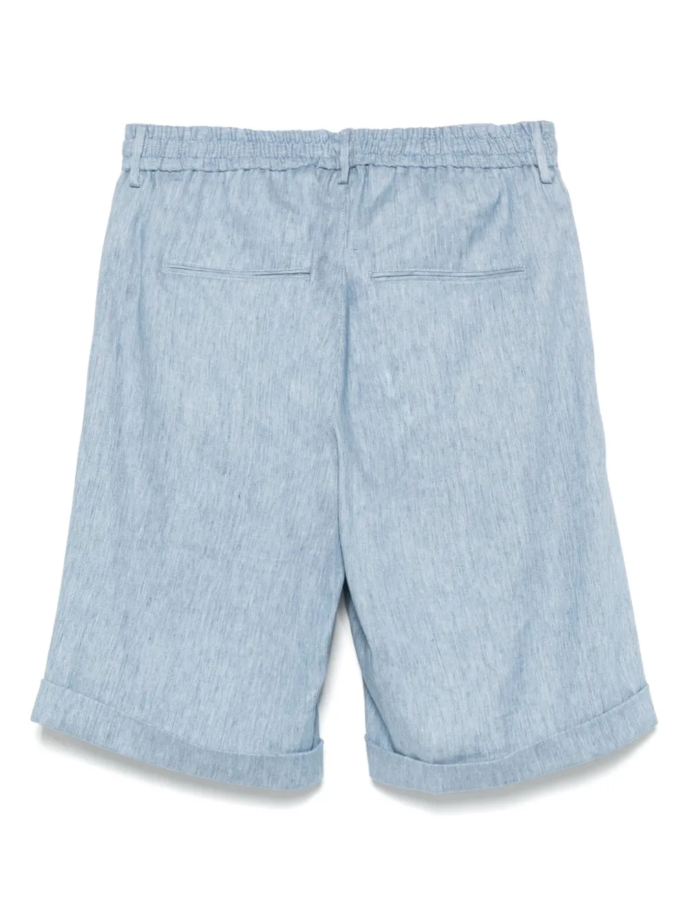 Tagliatore Shorts met geplooid detail - Blauw