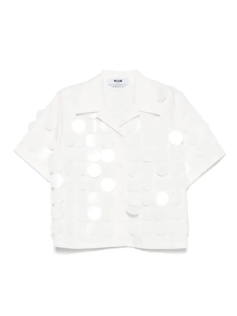MSGM chemise à sequins