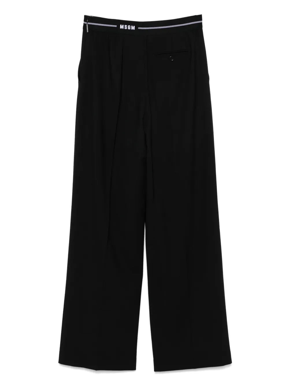 MSGM Low waist broek - Zwart