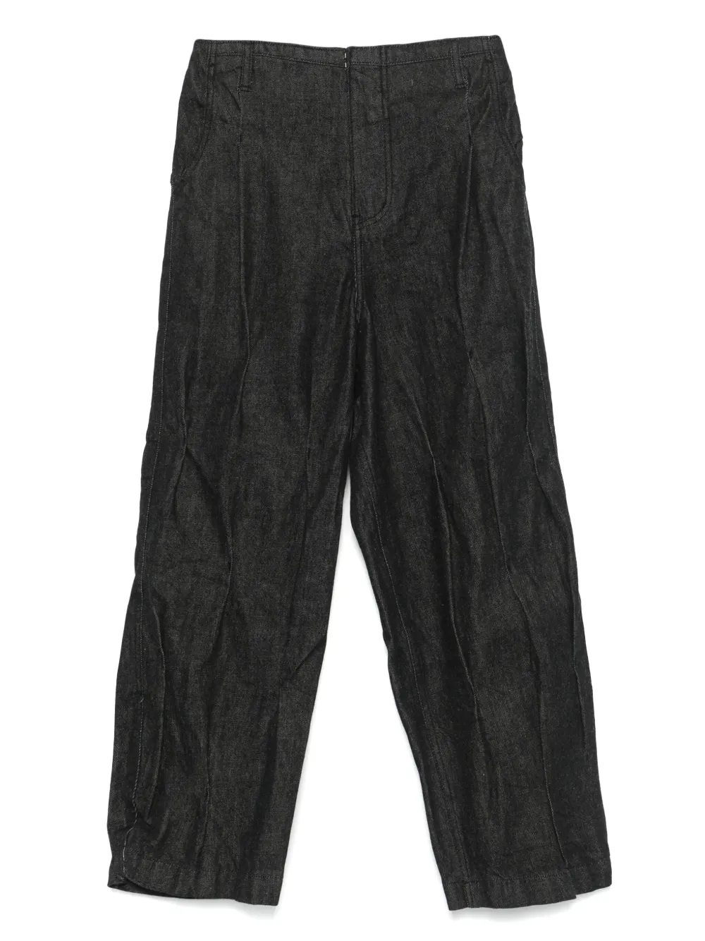 Ader Error pleated jeans | Black | Image 1