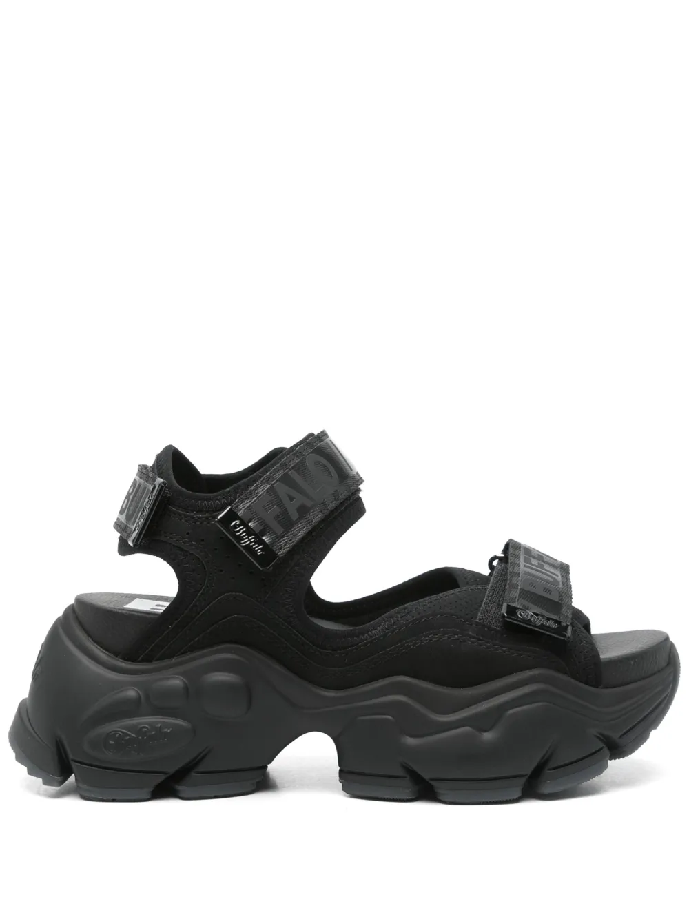 Buffalo sandalias Binary 0 | negro | Image 1
