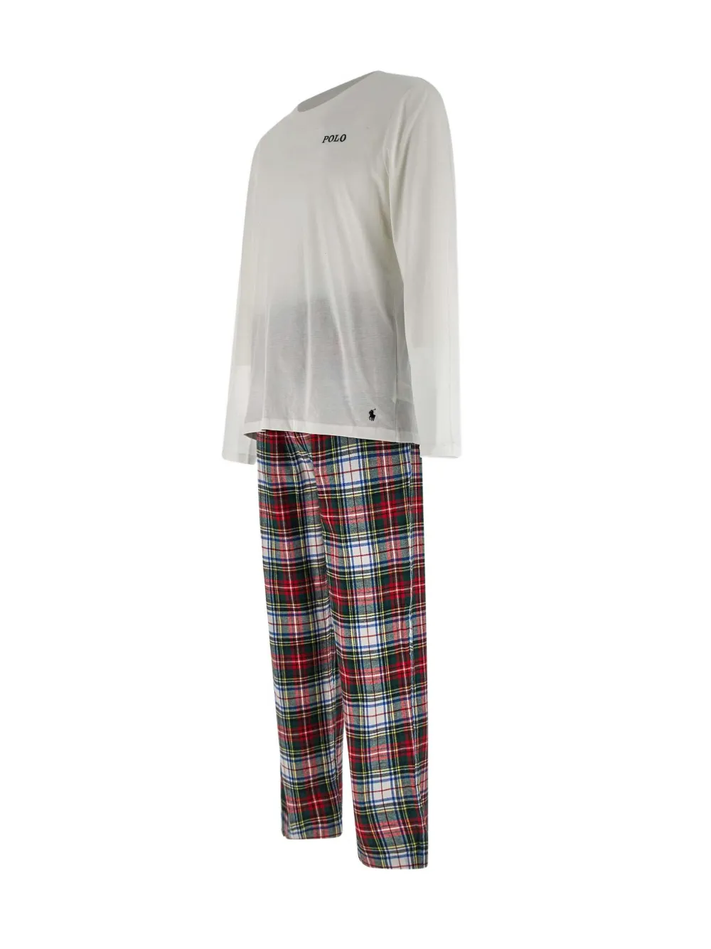 Polo Ralph Lauren Pyjama met tartan-ruit Wit