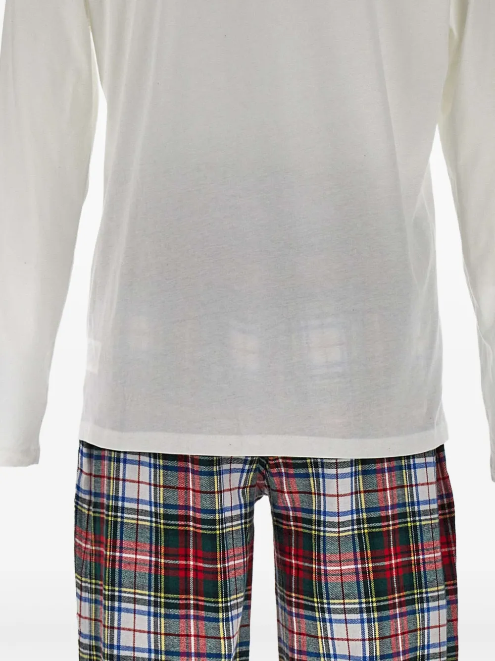 Polo Ralph Lauren Pyjama met tartan-ruit Wit