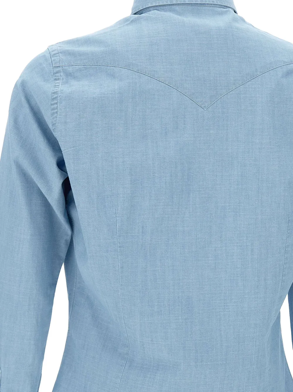 Shop Eleventy Cotton Shirt In Blue