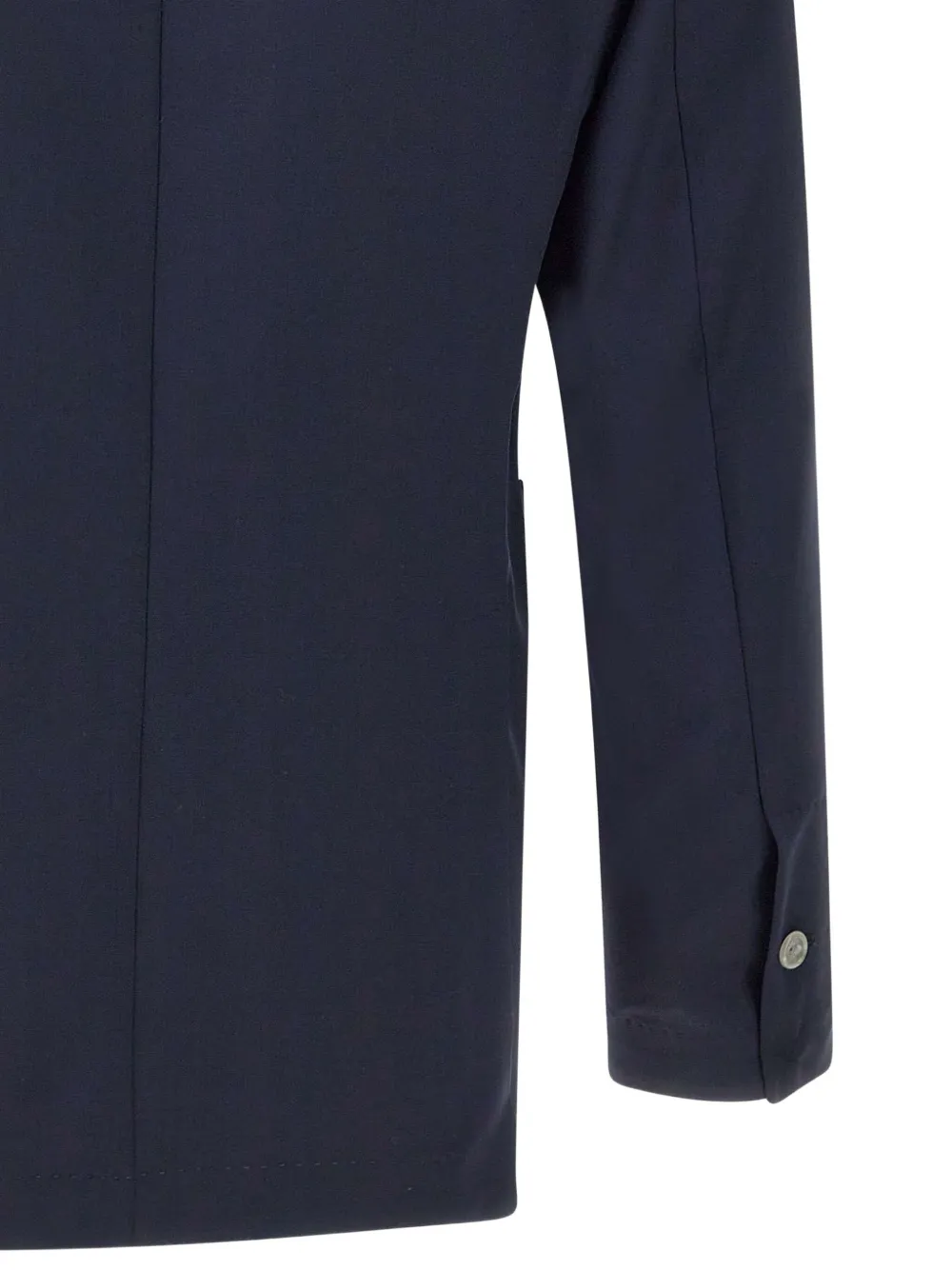 Barba Wollen blazer Blauw
