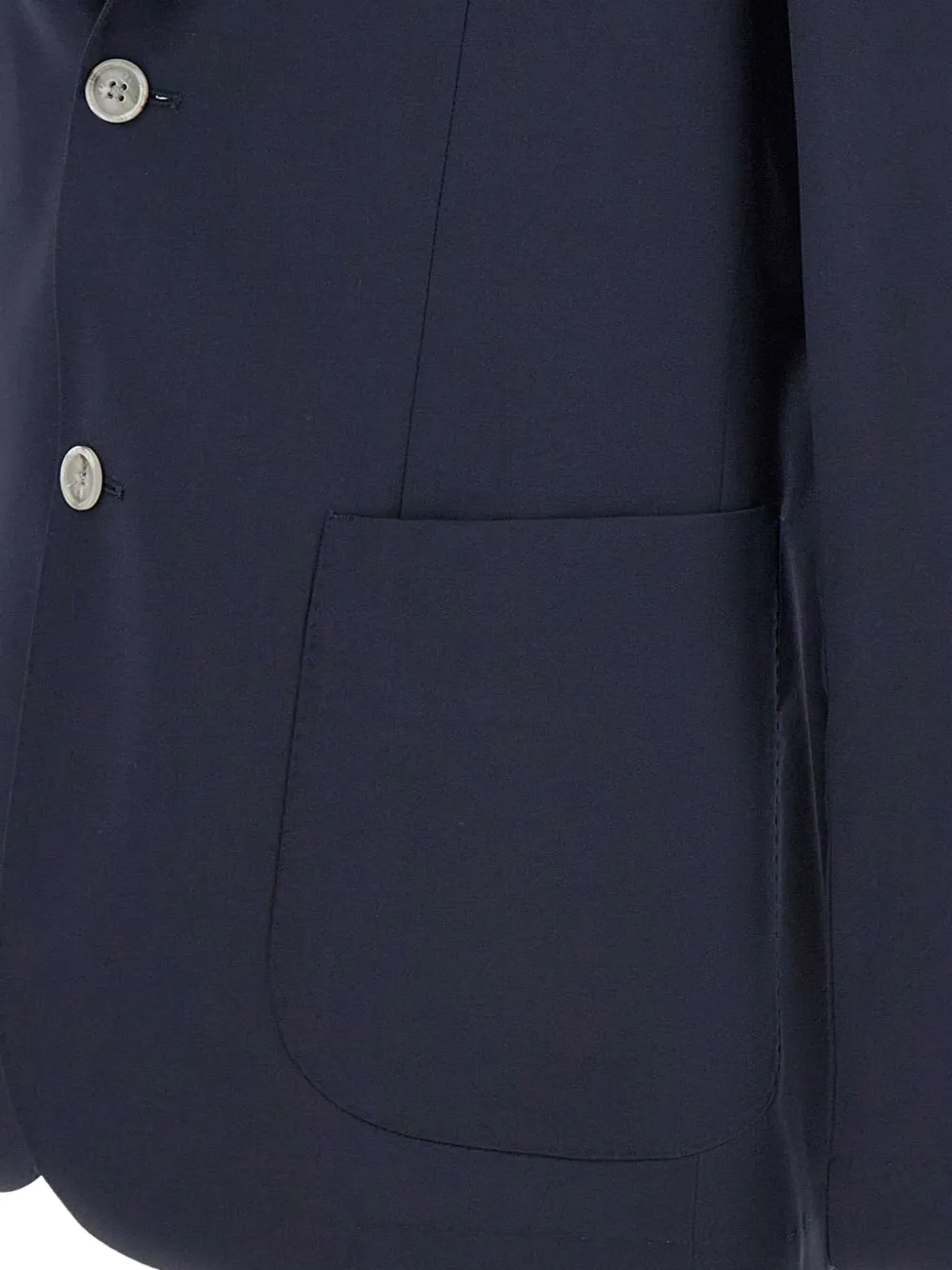 Barba Wollen blazer Blauw