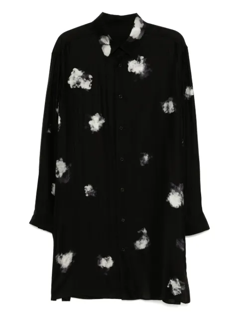 Yohji Yamamoto rear-slit shirt