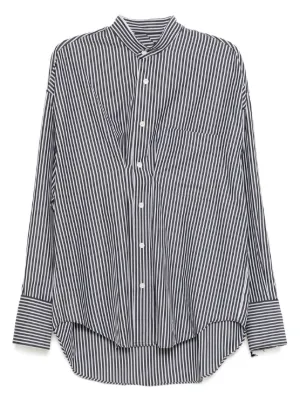 Balenciaga Striped Shirt | Blue | FARFETCH ZA