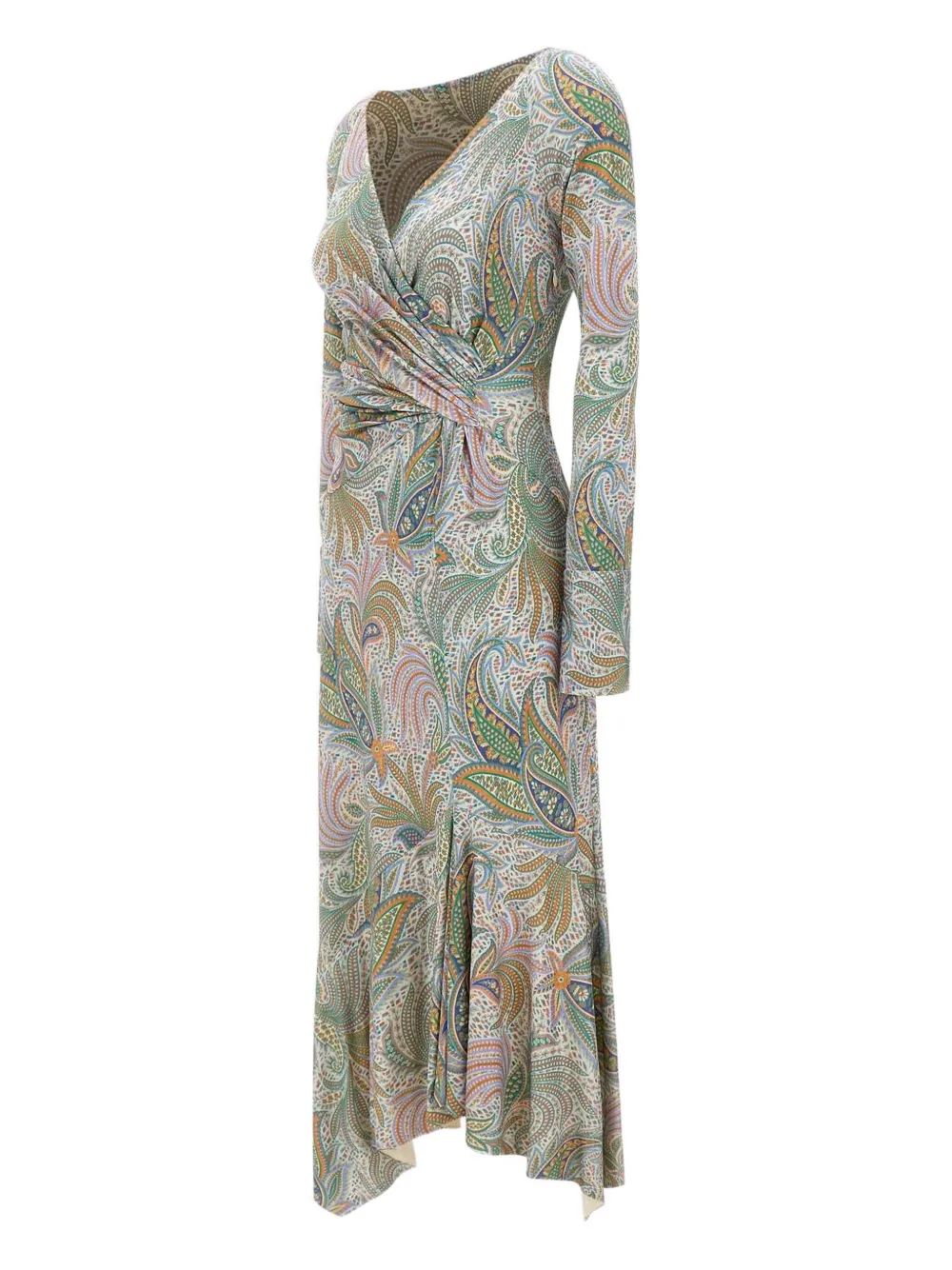 ETRO Midi-jurk met bloemenprint Groen