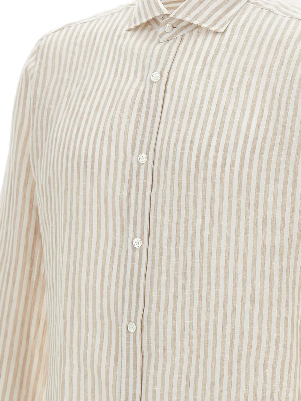 Barba Gestreept overhemd Beige