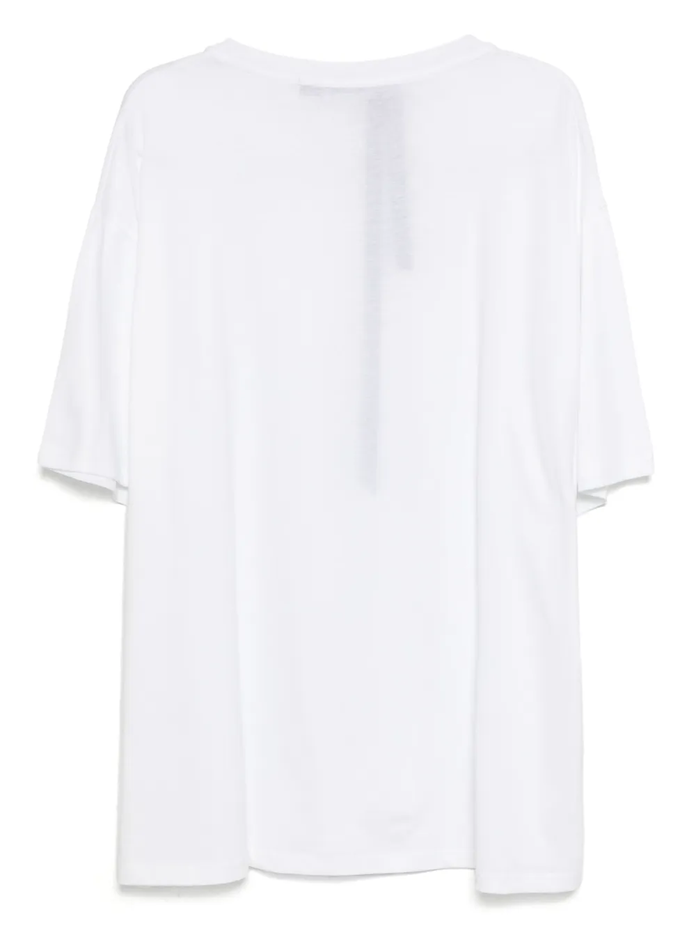 Marina yee T-shirt met dubbele kraag - Wit
