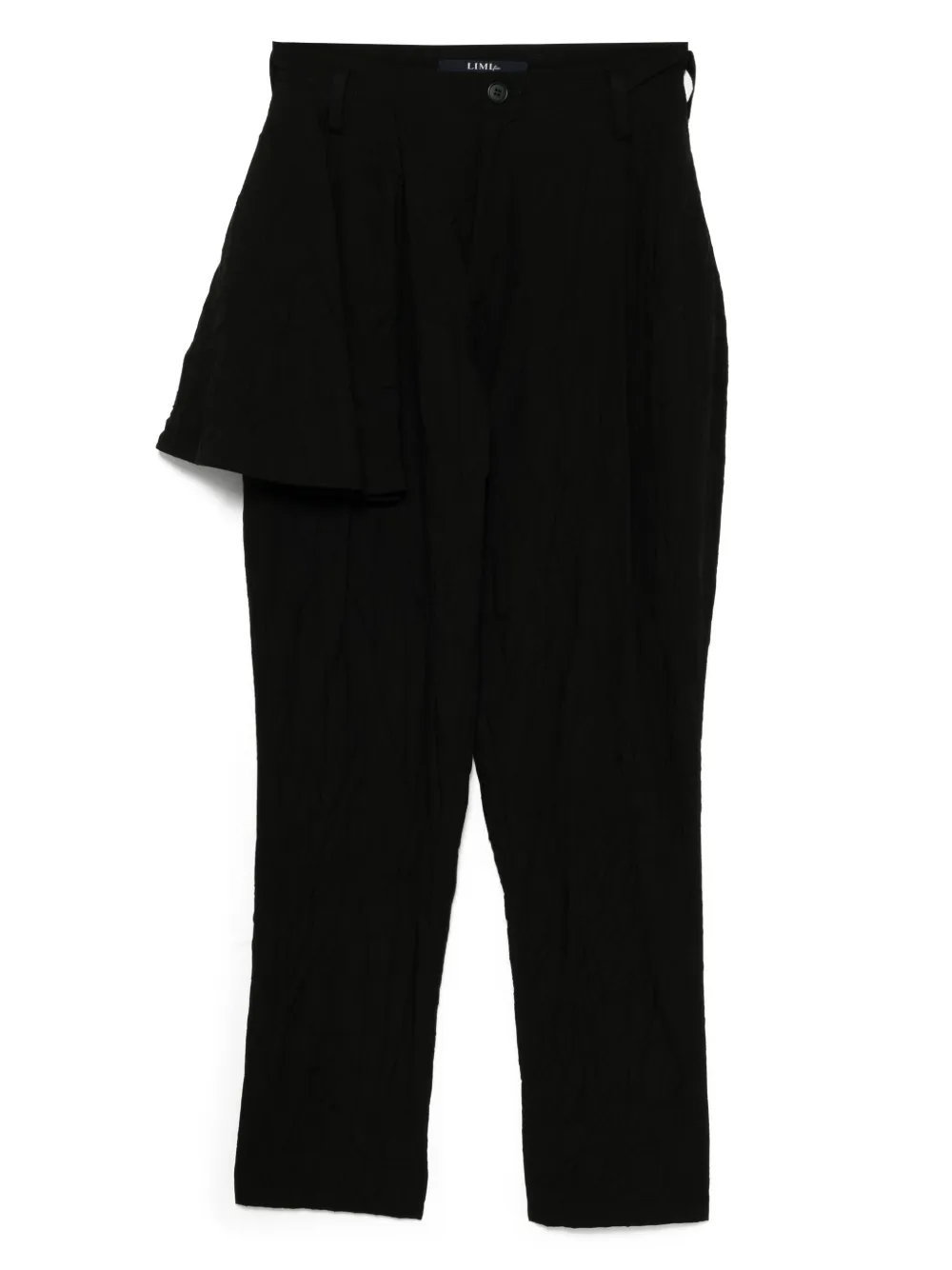 frilled tapered trousers