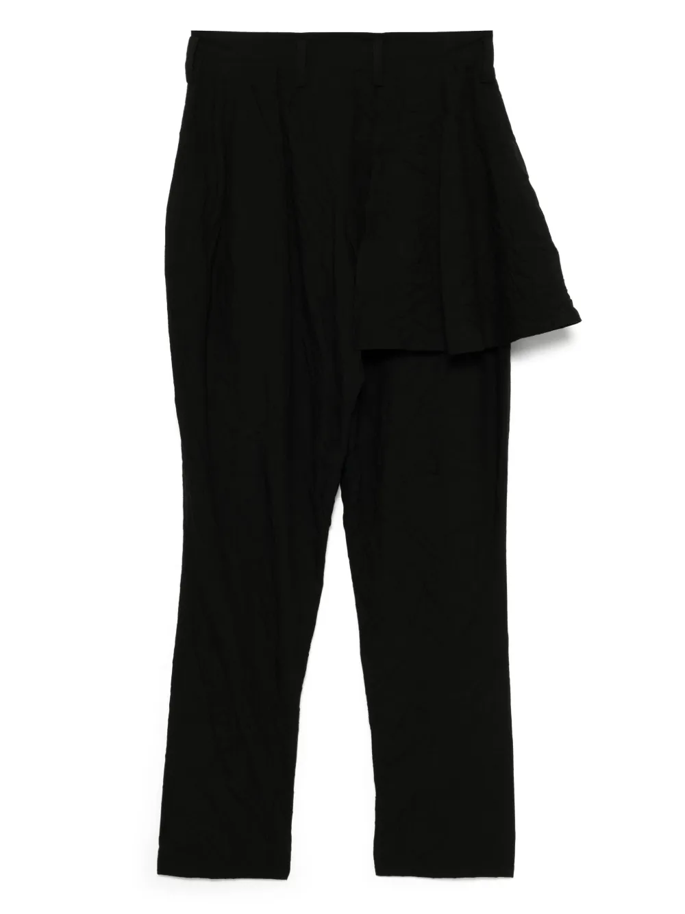 Limi Feu Broek met toelopende pijpen en franje - Zwart