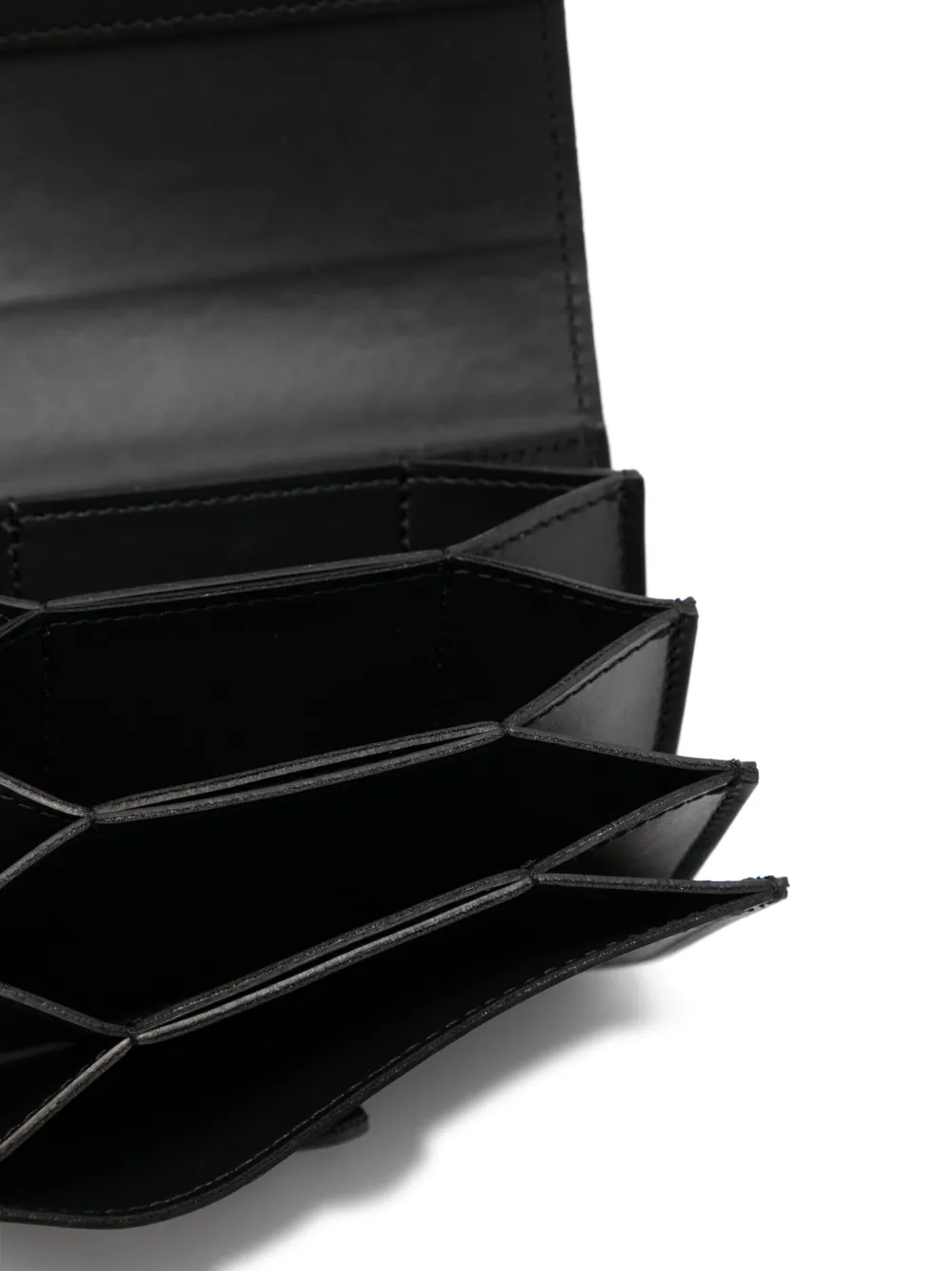 Yohji Yamamoto Accordion pasjeshouder Zwart