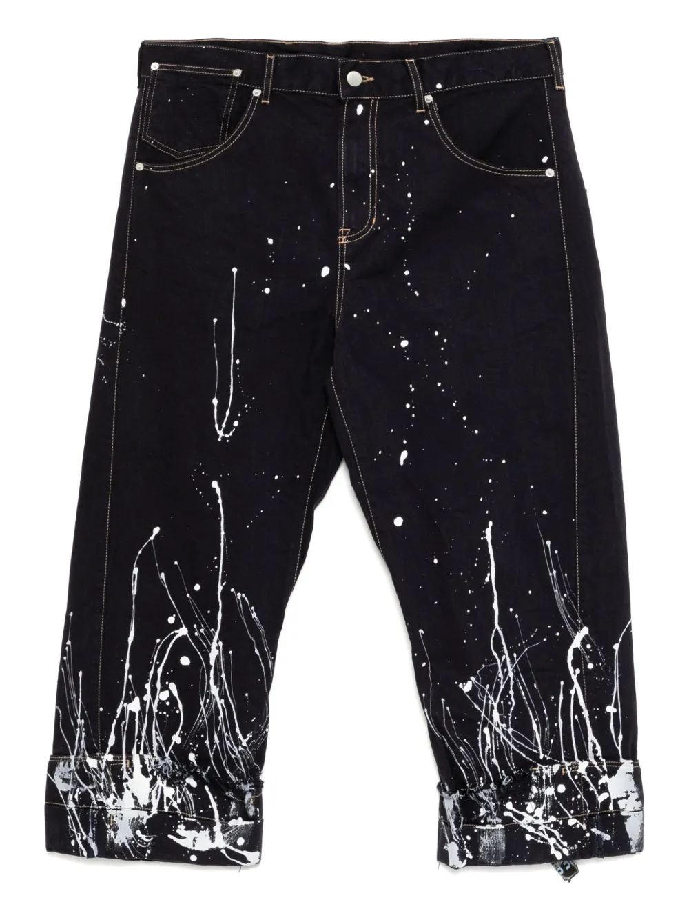 Marina yee Jeans met wijde pijpen Blauw
