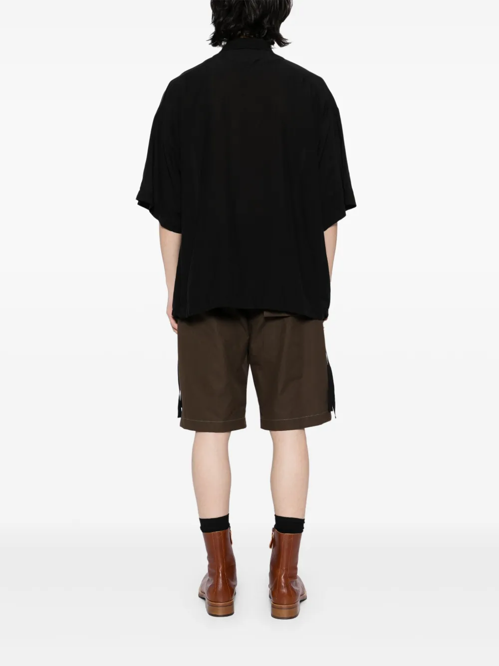 Undercover Overhemd met grafische print Zwart