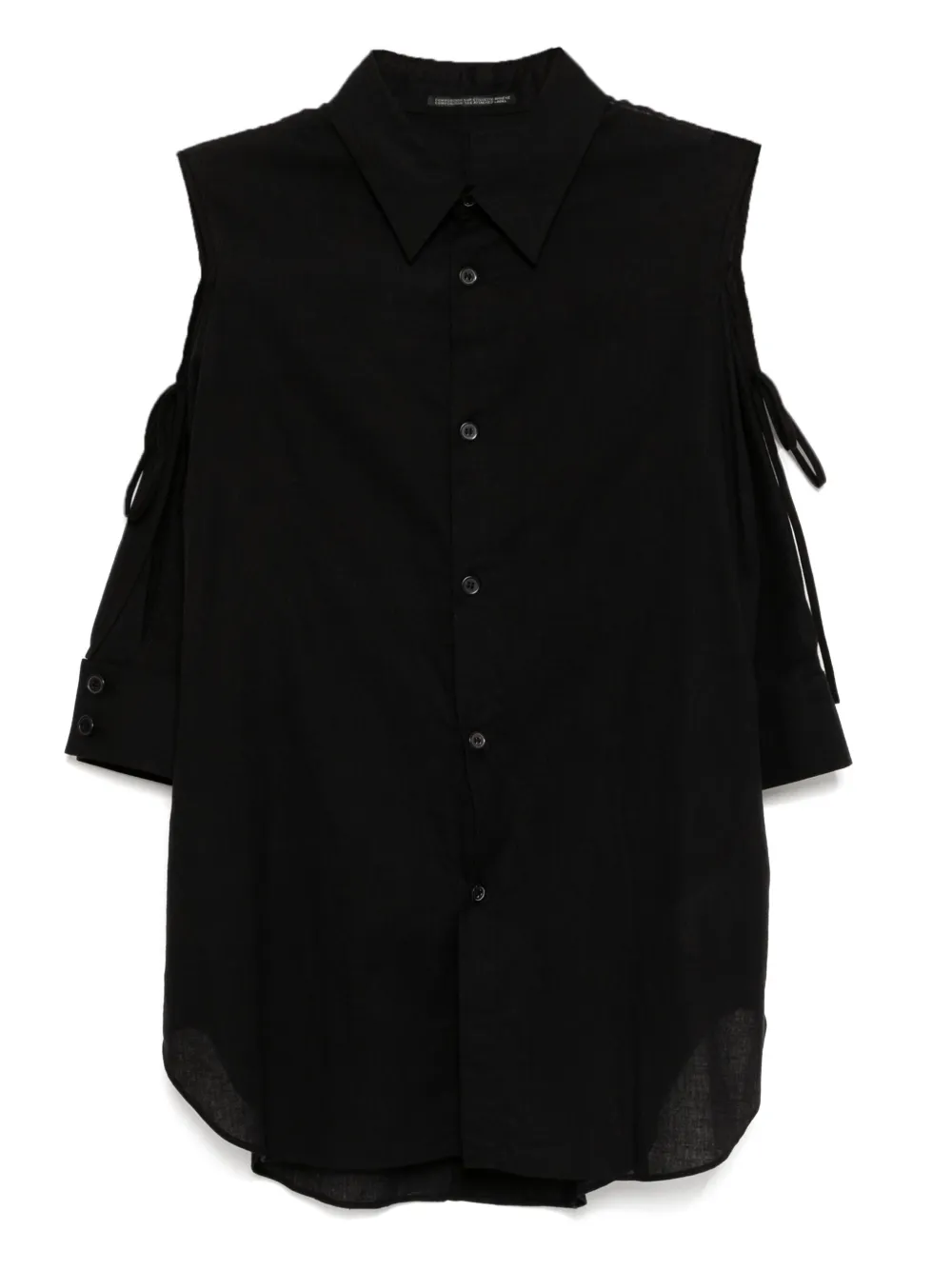 Yohji Yamamoto Asymmetric-shoulder Shirt
