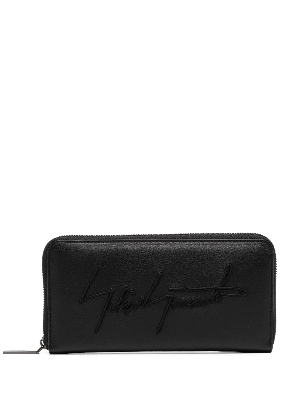 Yohji Yamamoto cartera con firma | negro | Image 1