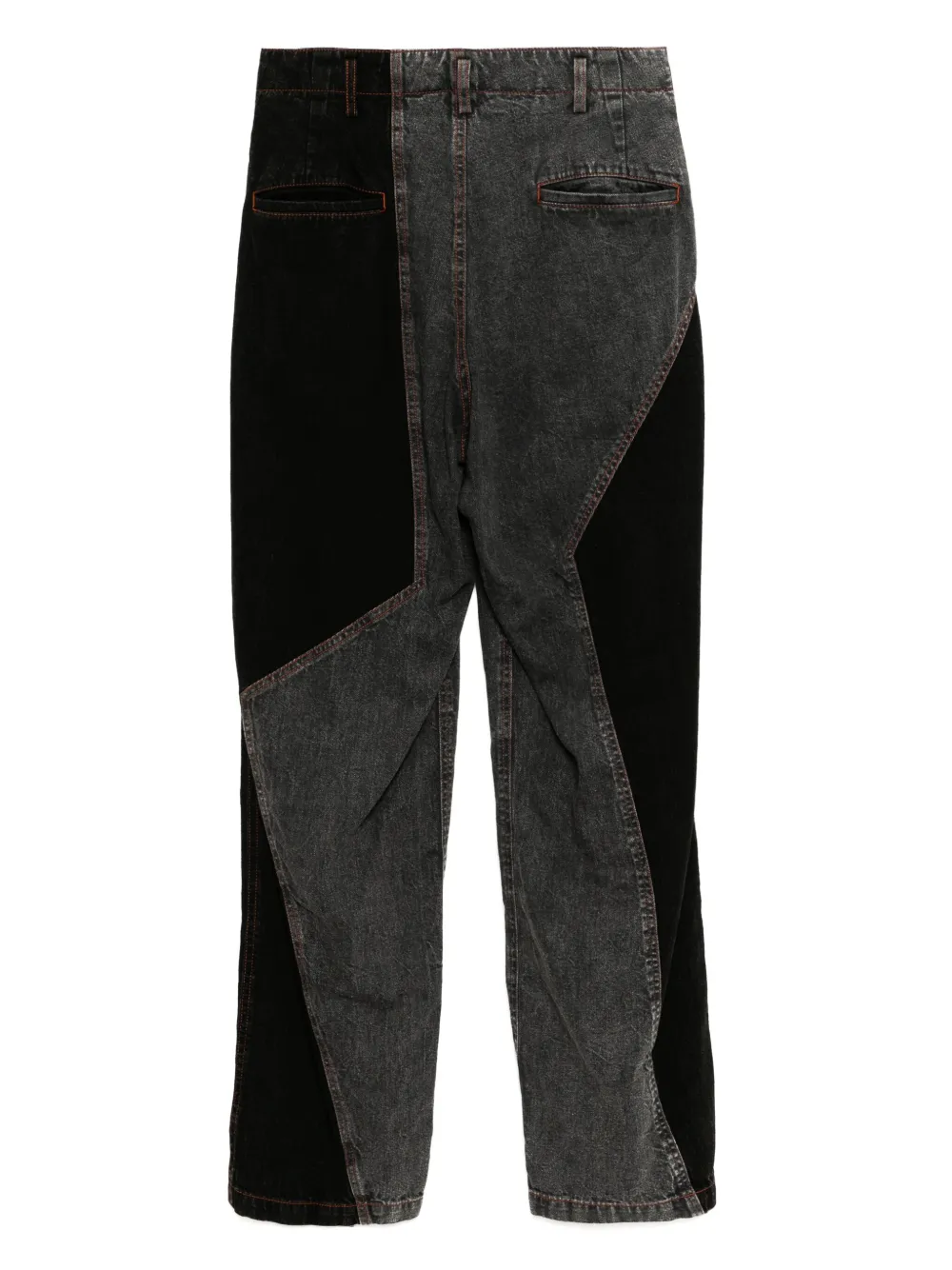 Limi Feu Gebleekte jeans met vlakken - Grijs
