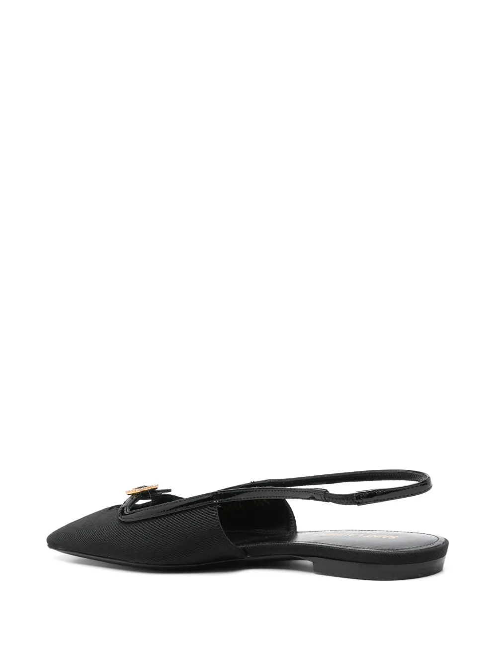 Pre-owned Saint Laurent Buckle-detail Slingback Mules