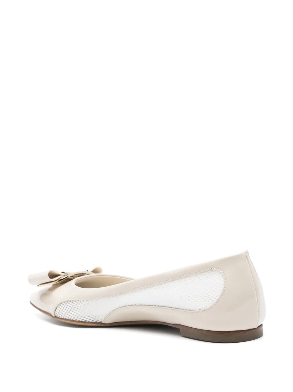 Pre-owned Ferragamo Zea Ballet Flats