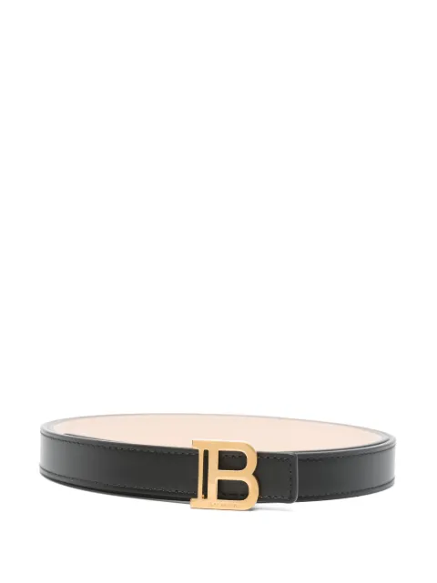Balmain Pre-Owned logo-buckle belt