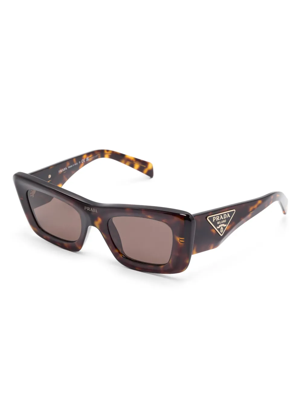 Prada Pre-Owned lentes de sol con logo triangular | Hombre | Image 2