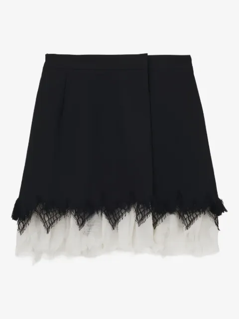 Alexander McQueen wool A-line skirt