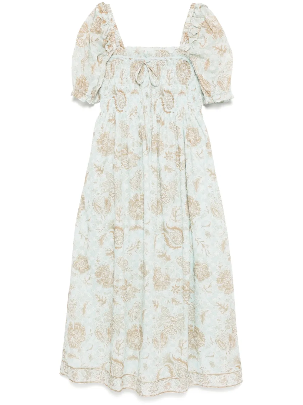 HILL HOUSE HOME The Scarlett ミディドレス - ブルー HILL HOUSE HOME The Scarlett ミディドレス - ブルー