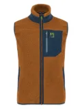 KARPOS fleece zip-up gilet - Brown