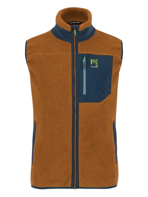 KARPOS fleece zip-up gilet