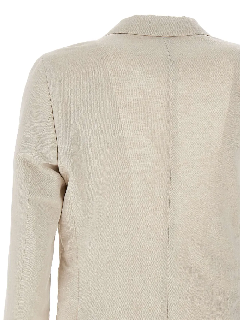 BOSS Blazer met enkele rij knopen Beige