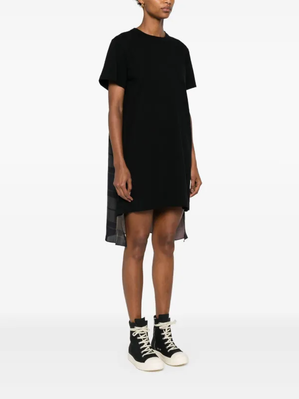 【関税込み】sacai ブラック パネル ミニドレス Sacai パネル ミニドレス | ブラック | FARFETCH JP