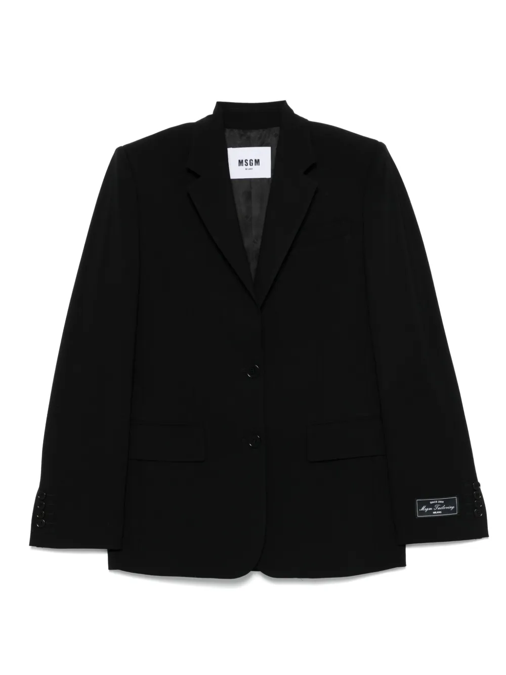 MSGM single-breasted blazer | Black | Image 1