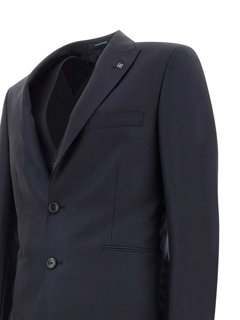 Tagliatore Pak met enkele rij knopen Blauw