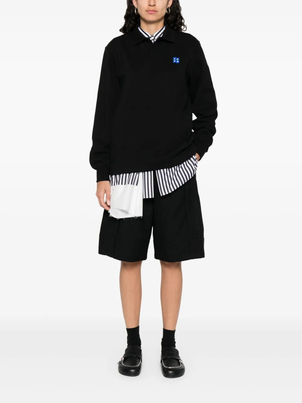 Ader Error Trs Tag Polo Top