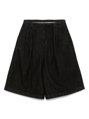 パンツ 07SS RAF SIMONS cotton shorts archive Raf Simons high-waisted Cotton Shorts | Black | FARFETCH