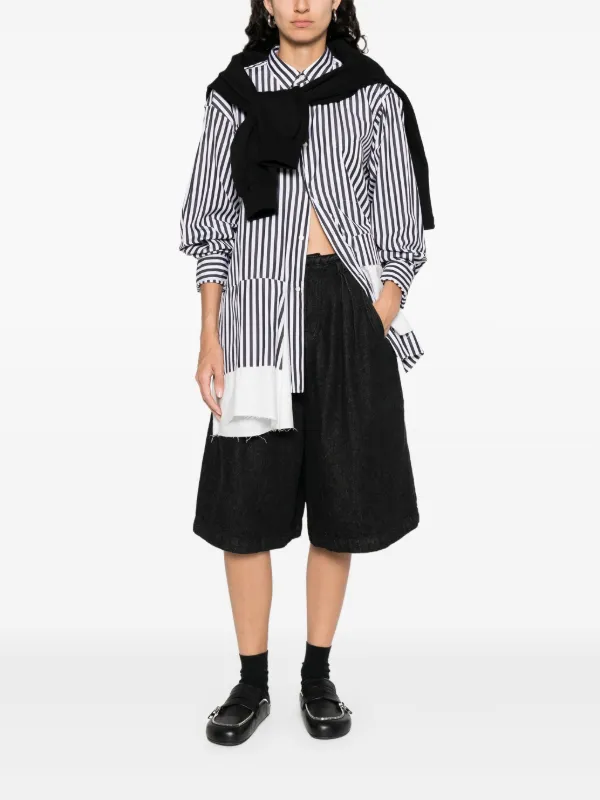 Ader Error デニムショーツ | ブラック | FARFETCH JP