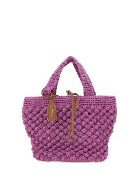 GIANNI CHIARINI crochet-knit tote bag