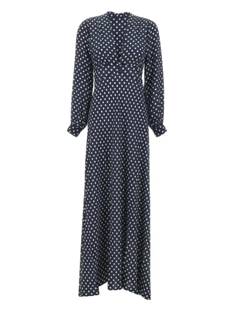 Rixo Emory polka dot maxi dress