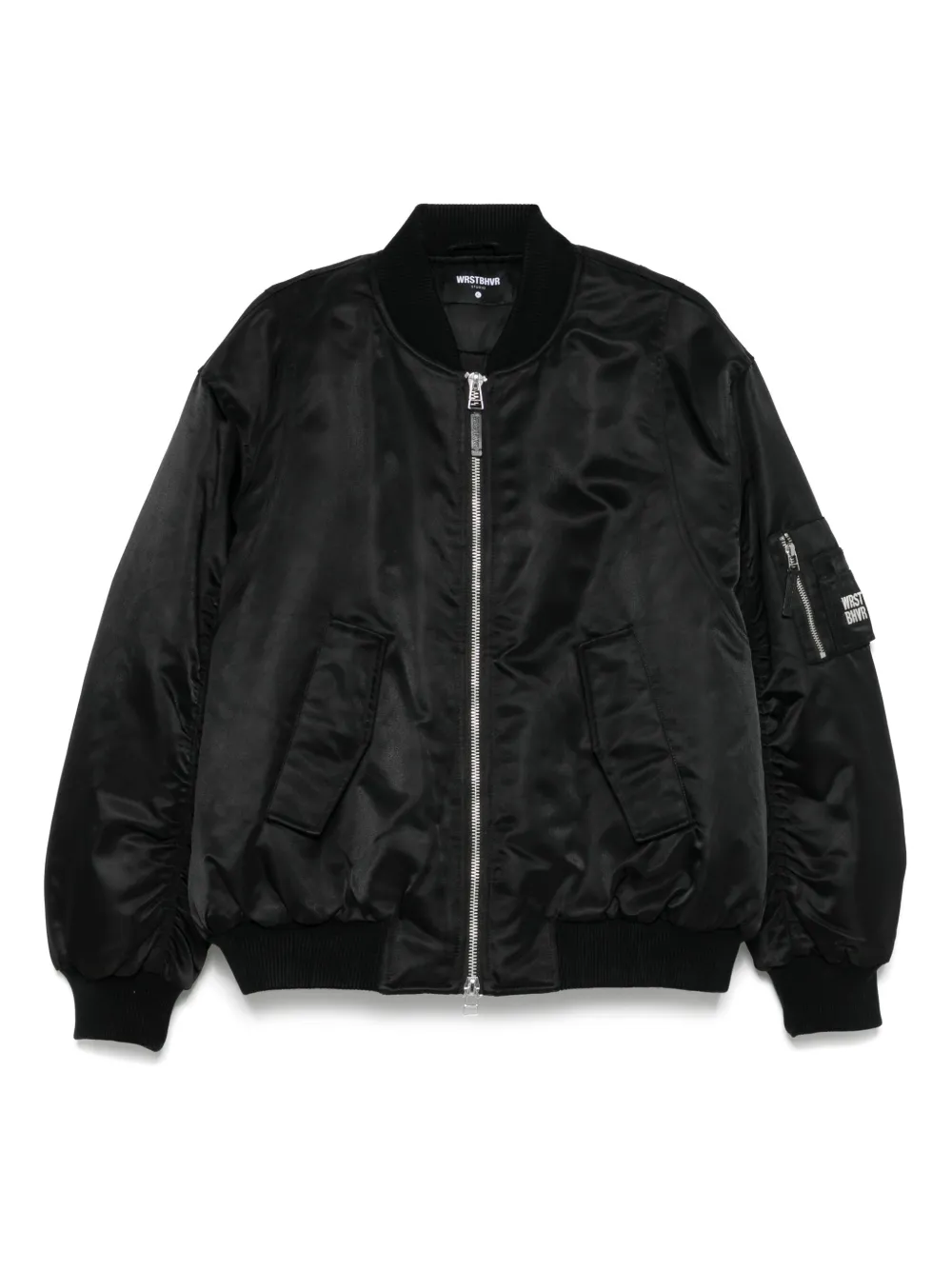 WRSTBHVR chamarra bomber Sola | negro | Image 1
