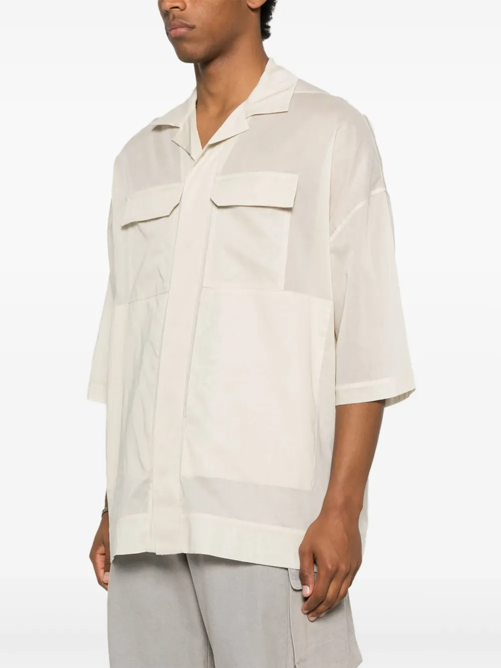 Rick Owens Magnum Tommy overhemd Beige