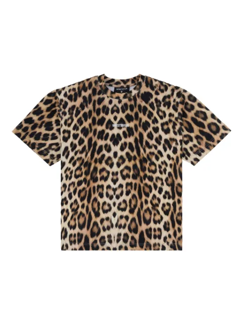 WRSTBHVR leopard-print T-shirt