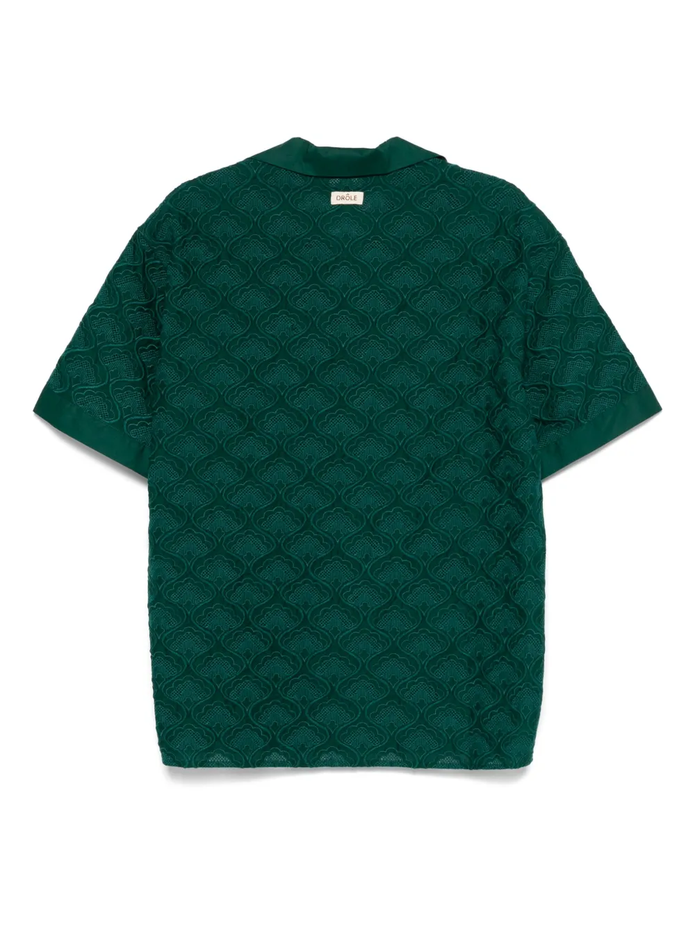 Drôle De Monsieur La Chemise Brodée Tapisserie shirt - Groen