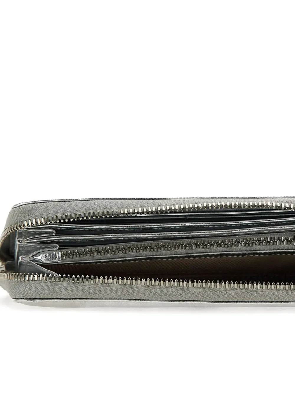 GIANNI CHIARINI Portemonnee met gelamineerde afwerking Zilver