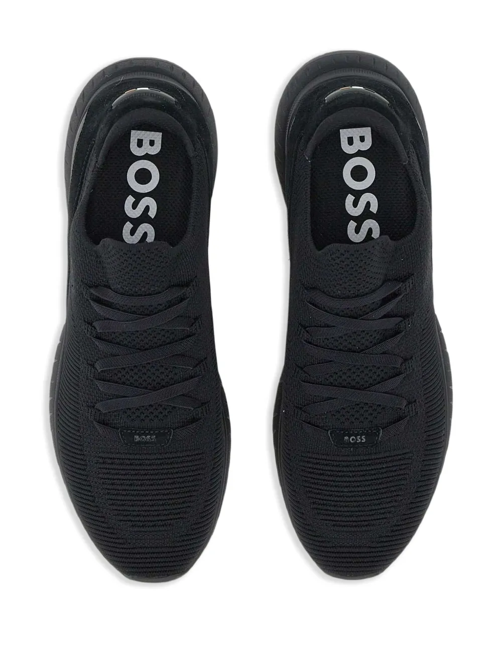 BOSS lace-up sneakers Black